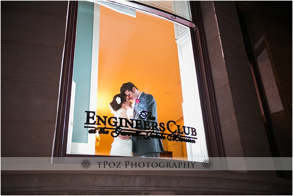Engineers Club Wedding Bride & Groom