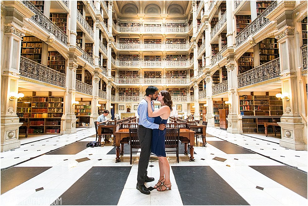 Peabody Library engagement