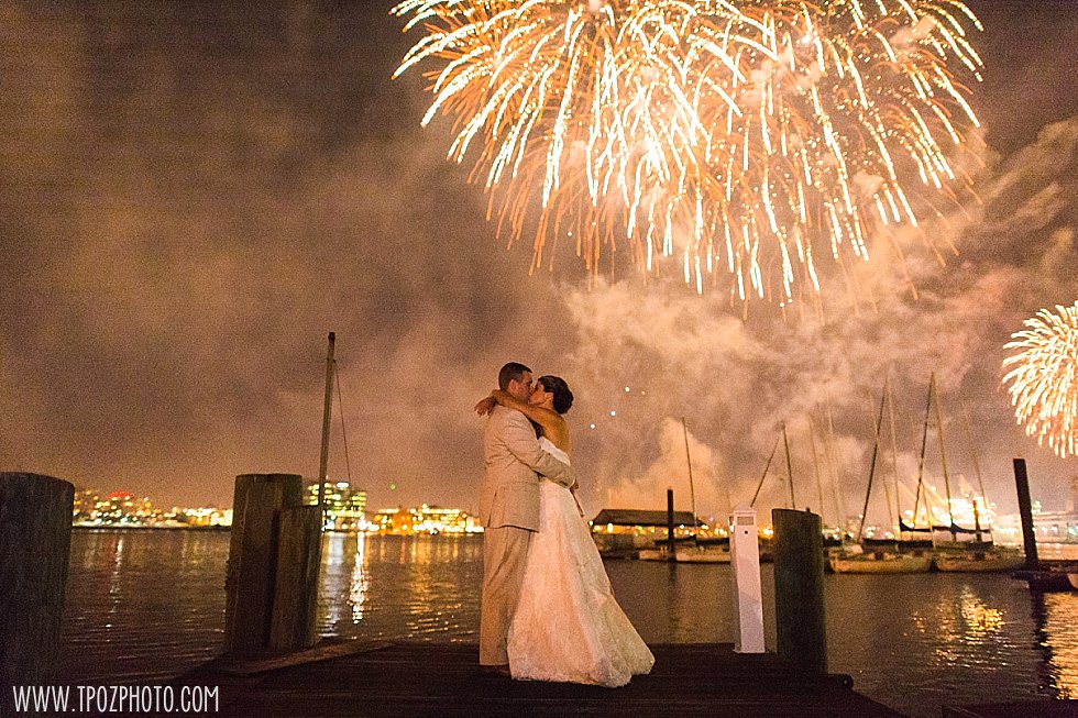Baltimore Museum of Industry Wedding Fireworks