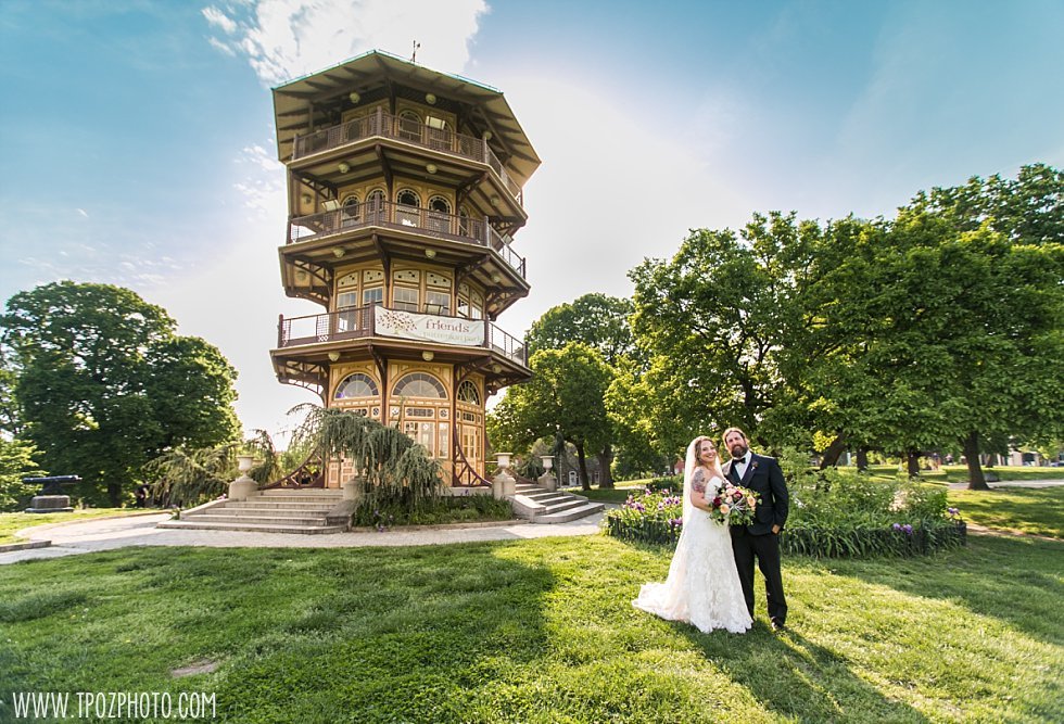 Patterson Park Pagoda Wedding Photos •  tPoz Photography •  www.tpozphoto.com