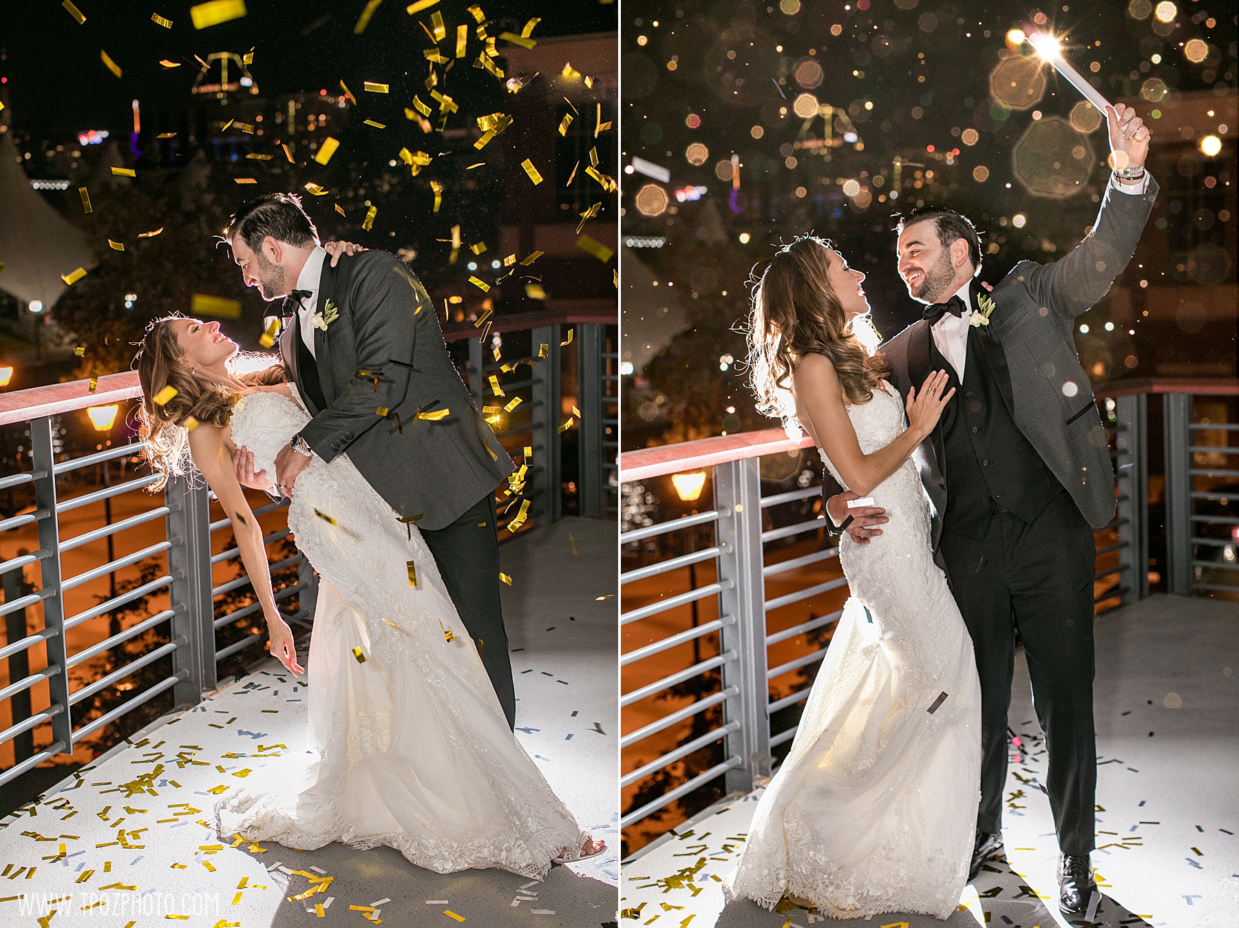Confetti at Four Seasons Baltimore wedding