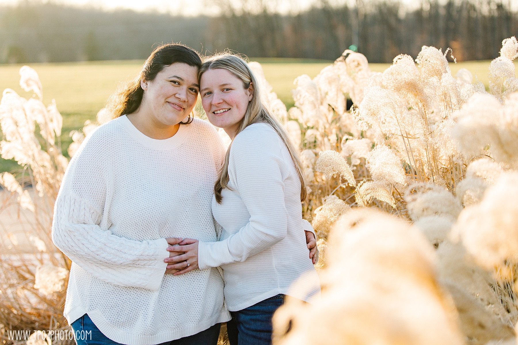 same-sex engagement photos in Maryland